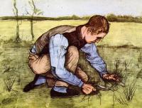 Gogh, Vincent van - Boy Cutting Grass with a Sickle
